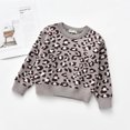 thumbnail image 3 of LSLJS Infant Kids Baby Girls Boys Leopard Print Knit Pullover Sweater Tops, Tddler Sweatshirt, 3 of 5