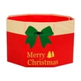 thumbnail image 2 of XYAIYT Collier de Sapin de Noël pour Décorations de Noël Résistant aux Déchirures en Tissu Non Tissé Velours Nœud Broderie Cache Support Se Convertit en Rangement Rangement de Cadeaux Organisé pour Maison Porche 15.7x11.8x1.4 Po Rouge, 2 of 6