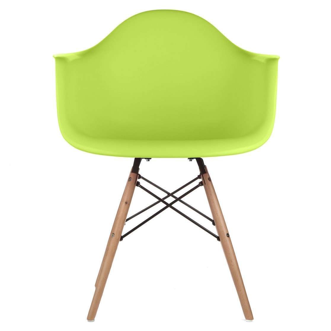 Nicer Furniture Green Wooden Legs Eiffel Dar Chair