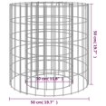 thumbnail image 3 of vidaXL Gabion Foyer 50 cm Fer Galvanisé, 3 of 3