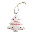 thumbnail image 1 of Christmas Tree Decorations, Christmas Decorative Hanging Pendant, Multi-Purpose White, 1 of 9