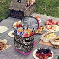 thumbnail image 4 of Cooler Bag Fashion Leopard Camo 18L Large Capacity Leakproof Waterproof For Camp Travel Creative Insulated Backpack, 4 of 20