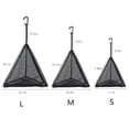 thumbnail image 2 of Amdohai Extérieur Triangles Séchage Net PVC Pendaisons Sac de Rangement Pliable Sac de Camping - Packs Alimentaires Résistants, 2 of 7