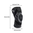 thumbnail image 3 of EGNMCR Sports Knee Pads With Spring Double Straps For Pressure Support And Knee Protection Sports knee pads, 3 of 3
