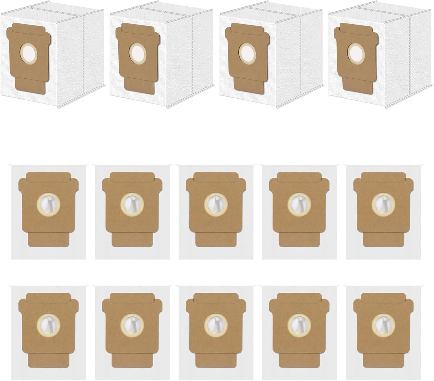 14 Pack 105 Replacement Vacuum Bags Compatible with iRobot Roomba 104/105/105X/106/108/1020/1010/2020 Combo, Plus 405/504/505/507 Combo, Max 705/705X/707 Vac Clean Base Automatic Dirt Disposal Bags