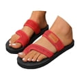thumbnail image 1 of IUJSOY Womens Flip Flops Clip Toe Ring Flat Sandals Comfortble Yoga Mat Mesh Beach Slippers Slides, 1 of 9