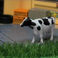 thumbnail image 4 of 1/64 Mini Cow Figurine Tiny for Model Train Animal Figurines Educational 1/64 Layout DIY Scene Sand Table, 4 of 8