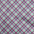 thumbnail image 1 of oneOone Rayon Dark Magenta Fabric Check Sewing Craft Projects Fabric Prints By Yard 56 Inch Wide, 1 of 4