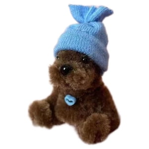 Petit ours en peluche fait main Une petite tige de poche d'ours prête à donner des chevilles d' ours à qui il a besoin d'aimer Symbole de poche animal mignon collectionnable