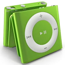 Apple iPod 4th Generation 2GB Lime Green Shuffle Excellent + 1 YR