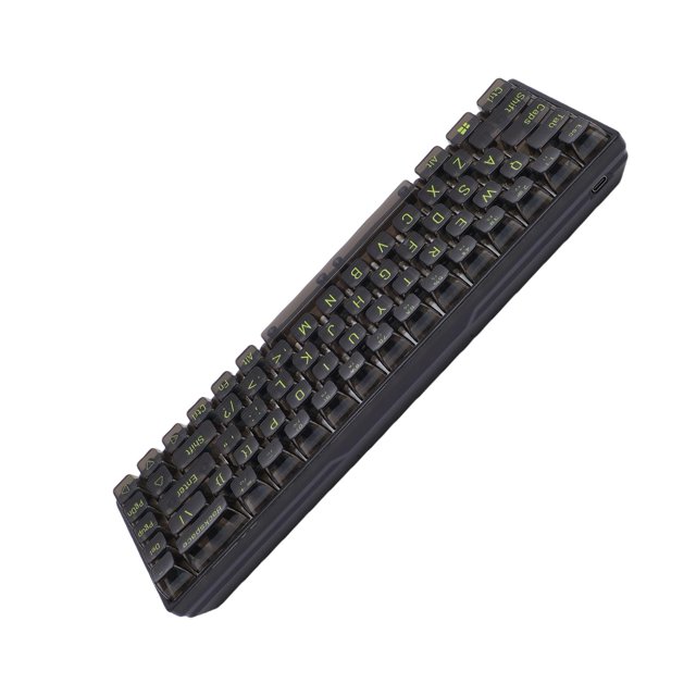 RGB Keyboard, 60% Mechanical Keyboard 68 Keys Ergonomic Clear Keycaps for PC Laptop