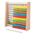 thumbnail image 1 of Milaget Montessori Math Toys 10 Rows Abacus with 100 Colorful Beads Abacus Thinking Game 20.1cmx20.1cmx5.6cm, 1 of 9