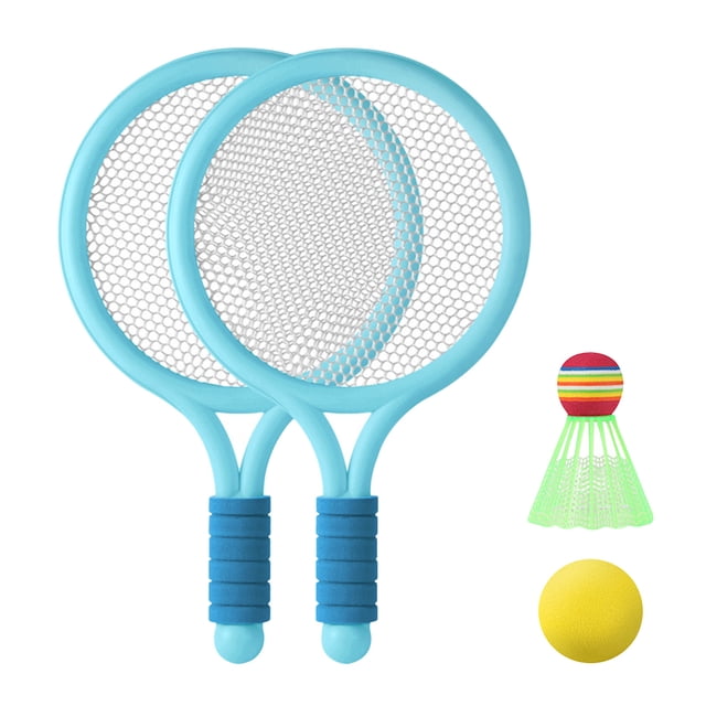 RXIRUCGD Toys Children's Badminton Racket Toy Outdoor Sports And Leisure Double Tennis Racket Indoor And Outdoor Parent-child Interaction