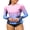 Cocotier Rose Bleu, variante sur Charmo Hauts de Bain UPF 50+ pour Femmes, Maillot Dermoprotecteur à Manches Longues, Chandails de Bain Imprimés