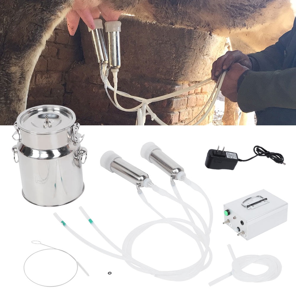 TOPINCN Kit de Traite Portable pour Vache, Machine à Traire Électrique, pour Chèvre Machine à Traire Électrique Moutons Animaux
