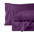 thumbnail image 1 of Bare Home Premium 1800 Collection Ensemble de Draps 4 Pcs, Double-TG, Prune, 1 of 10