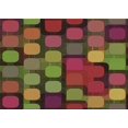 thumbnail image 1 of Ahgly Company Tapis Rectangulaire Lavable en Machine Intérieur Transitionnel Rouge Safran, 5 Pieds x 8 Pieds, 1 of 7