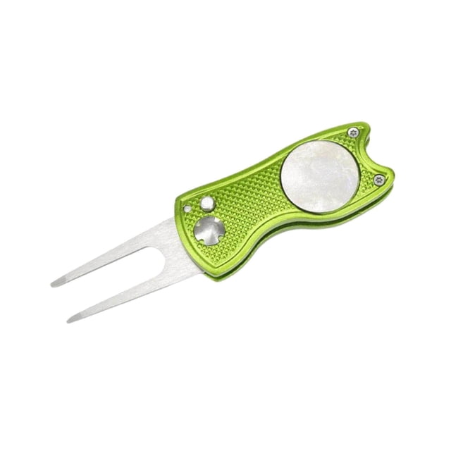 Kit de Réparation de Lancer de Golf Switchblade Marqueur de Balle Nettoyeur de Rainure Vert Clair