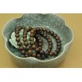 thumbnail image 5 of Natural Bronzite Gemstone 8mm Round Beads Stretch Bracelet 7" Unisex, 5 of 5