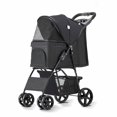 thumbnail image 1 of Pet Pet Stroller Lightweight Foldable Ventilate Oxford Portable Small Dog Stroller for Dogs Cats, 1 of 8