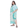 thumbnail image 3 of Oussum Robe Caftan Boutonnée pour Femme Longue Ajustable d'Été Maxi avec Poche, 3 of 7