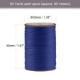 thumbnail image 2 of Unique Bargains Thin Waxed Thread 93 Yards 0.65mm Polyester String Cord for Machine Sewing Hand Quilting Weaving, Dark Blue, 2 of 5