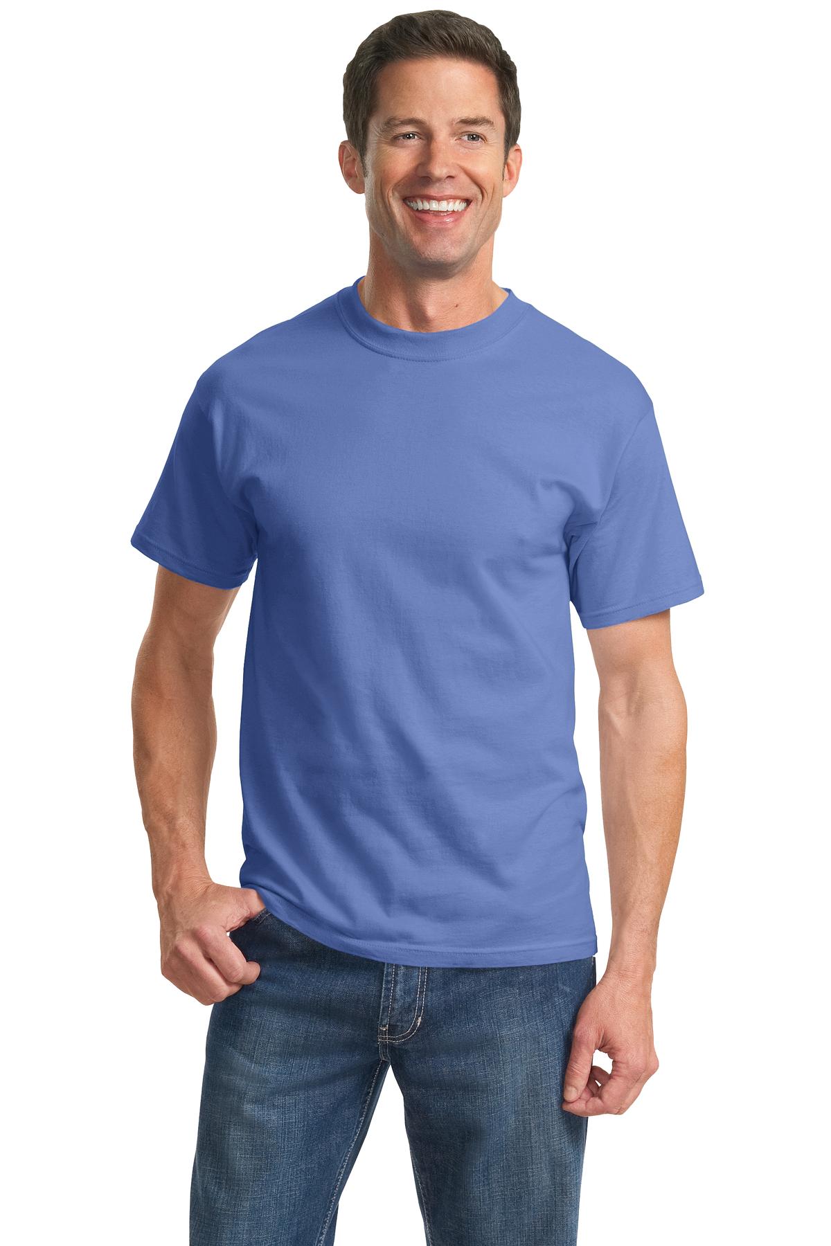 Port & Company Essential T-Shirt. Carolina Blue. 2XL.