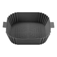 thumbnail image 2 of TIMIFIS Air Doublures en Silicone pour Friteuse à Chaud Essentiels de Cuisine Casserole en Silicone pour Friteuse à Air Chaud Doublures Rondes Réutilisables pour Panier de Friteuse à Air Accessoires - Remplacement des Doublures en Papier Parchemin -[7.5 Pouces] Essentiels pour Appartement, 2 of 3