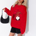 thumbnail image 2 of Chandail à Capuchon pour Femmes à Imprimé de Lettres, Stylé, Confortable, Tenue Décontractée, Doux, à Manches Longues, Chandail à Enfiler, Vêtement de Mode pour Tenue de Tous les Jours, 2 of 3