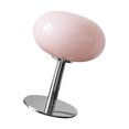 thumbnail image 3 of Bedside Table Lamp, Elegant Iron Base Cute Shape Nightstand Lamp  for Bedroom Button Switch Pink, 3 of 8