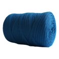 thumbnail image 3 of Fil à Tricoter Macramé Crochet Tapis Couverture Coussin Doux Fil Spaghetti Bleu, 3 of 8