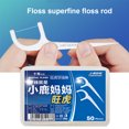 thumbnail image 4 of 50 Pcs/Set Toothpick Tooth Stick Floss Ultra-thin Dental Flosser ;;; ;;; ;;; ;;; Oral Hygiene Dental Health Plastic Floss, 4 of 9