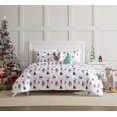 thumbnail image 1 of Holiday Time 4 pieces Comforter Set, Twin Bedding Set Tinsel TownKids, 1 of 4
