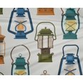 thumbnail image 5 of oneOone Polyester Lycra White Fabric Retro Lantern Fabric For Sewing Printed Craft Fabric By The Yard 56 Inch Wide, 5 of 5