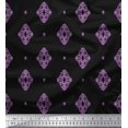 thumbnail image 1 of Soimoi Cotton Poplin Fabric Filigree Damask Print Fabric by the Yard 56 Inch Wide, 1 of 3