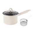 thumbnail image 1 of veasfak Deep Frying Pot Cooking Pot Fryer for Kitchen Camping Japanese Tempura Chips White, 1 of 9