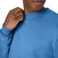 thumbnail image 4 of Hanes Mens EcoSmart Fleece Crewneck Sweatshirt, L, Denim Blue, 4 of 7