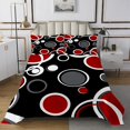 thumbnail image 1 of Erosebridal Geometry Abstract Coverlet Set King, Circle Minimalst Bedding Set, Modern Fashion Decor, 1 of 5
