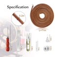 thumbnail image 4 of Magicfour Sewing Machine Belt, 71" 3/16" Sewing Machine Leather Belts Sewing Machine Treadle Belts with Hook for Singer/Jones Sewing Machine (2 Pcs with Accessories), 4 of 4