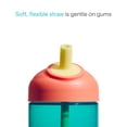 thumbnail image 3 of Munchkin® Perfect Angle Straw Cup - Spill-Proof Cup for Toddlers with Soft, Angled Straw, 10 oz. - Teal, 3 of 9