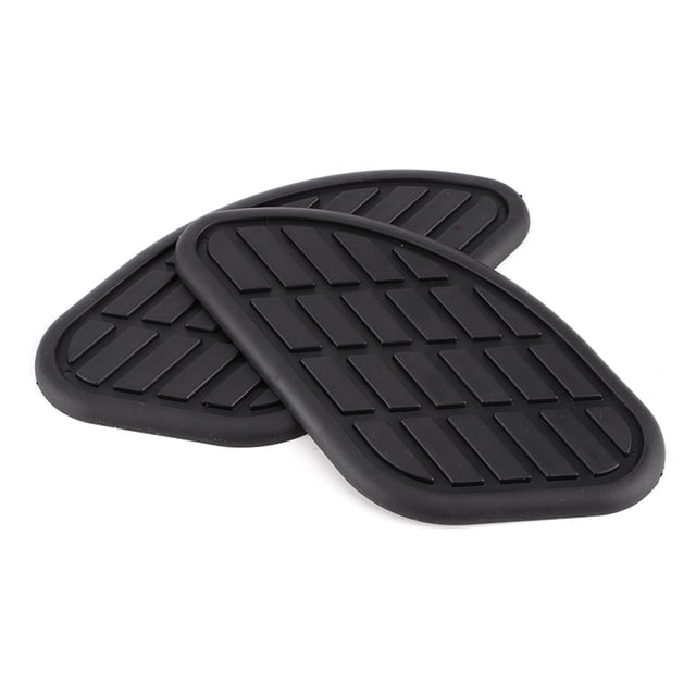 Motorcycle Fuel Tank Traction Pad Protector, Pair of Universal Motorcycle Rubber Tank Pad Side Gas Panels Knee Grip Protector Vintage Universal Knee Grip Decals for Knee Protect