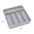 thumbnail image 3 of Hxlamzoo Organiseur de Couverts - Organiseur de Tiroir de Cuisine Extensible, Organiseur d'Ustensiles Ajustable, Organiseur de Tiroir à Couverts pour Fourchettes, Couteaux, Organiseurs de Cuisine Polyvalents et Solution de Rangement, 3 of 8