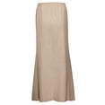 thumbnail image 4 of GPOECD Linen Maxi Skirts For Women Summer Comfortable Drawstring Waist A Line Boho Long Flowy Skirt, 4 of 7