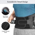 thumbnail image 2 of Back Brace Lumbar Back Support Belt for Women and Men Lower Back Pain Relief,Injury Recovery Heavy Lifting Support with Removable Adjustable Straps, 2 of 5