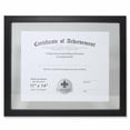thumbnail image 1 of Multi Use Float Document Frame - Black, 0.79 in., 1 of 1