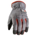 WRK GLVS MENS GRAY/RED M(Pack of 1)