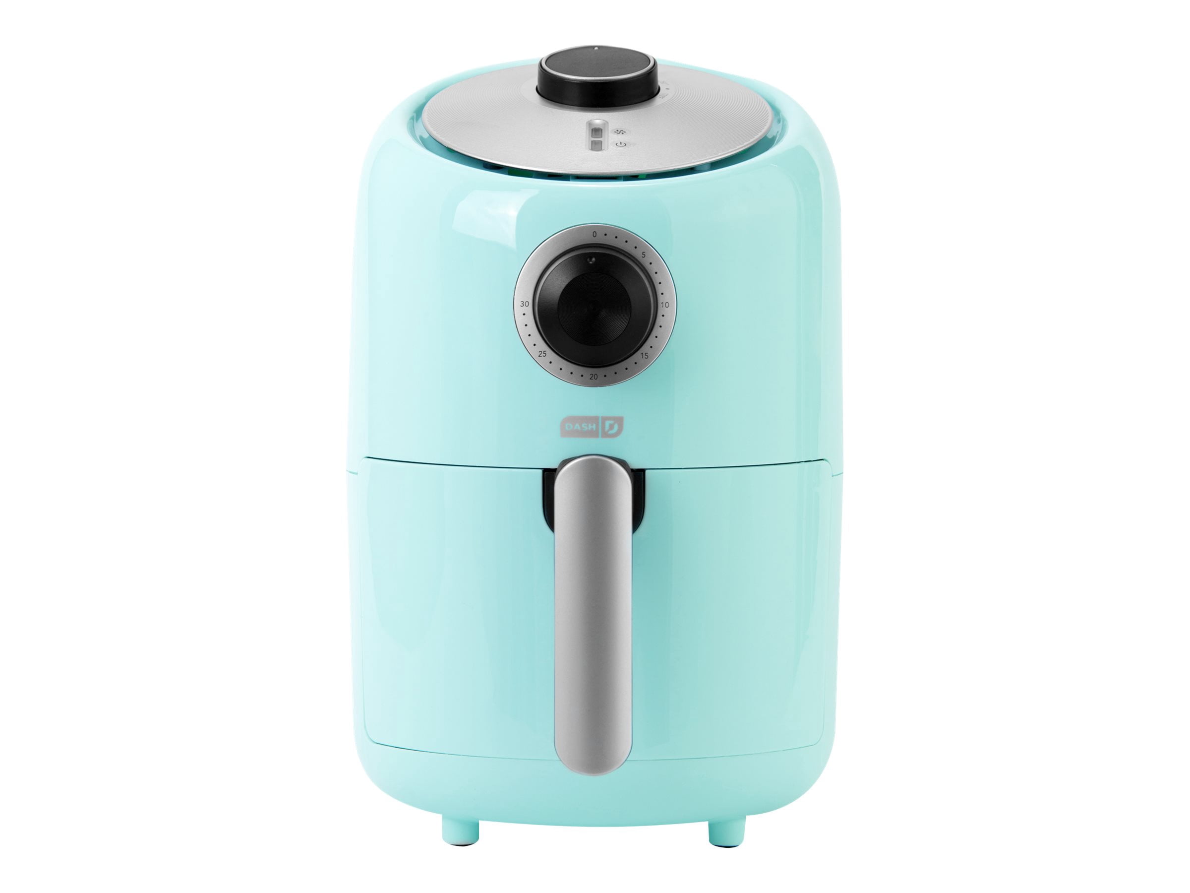 Dash Compact Air Fryer 1.2 L Electric Air Fryer Oven Cooker with Temperature Control, Non Stick Fry Basket, Recipe Guide + Auto Shut off Feature - Aqua