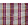 thumbnail image 4 of oneOone Polyester Lycra Fabric Madras Check Decor Fabric Printed BTY 56 Inch Wide, 4 of 4