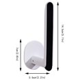 thumbnail image 3 of Oleegame 2PC Spoon And Lid Rest Kitchen Free Punchless Pot Cover Storage Rack Multi Function Cutting Board Rack Plastic Wrap Roll Paper Hook Black, 3 of 9