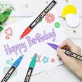 thumbnail image 3 of RKSTN Water Color Pen Metal Flash Color Fluorescent Pen Set 3ml Per Pen, 3 of 4